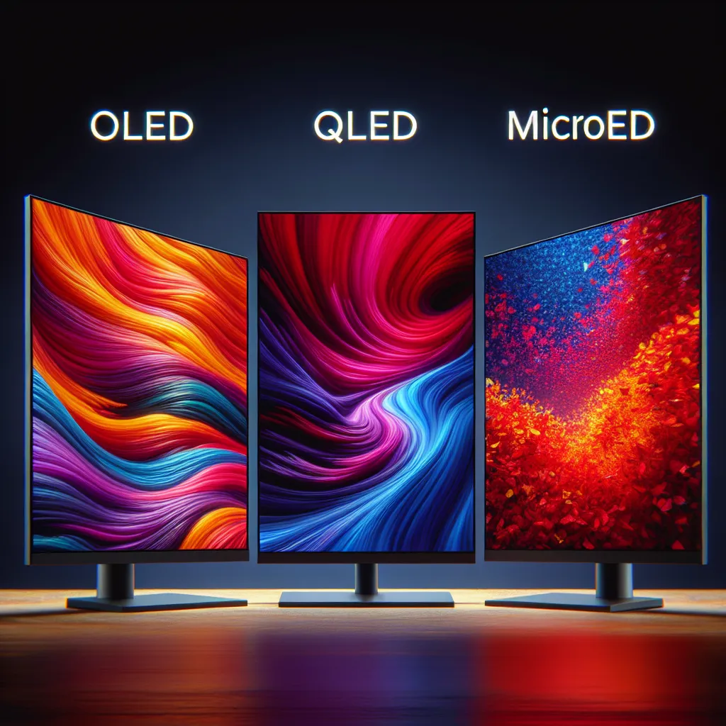 Nowoczesne technologie ekranów: OLED, QLED i MicroLED